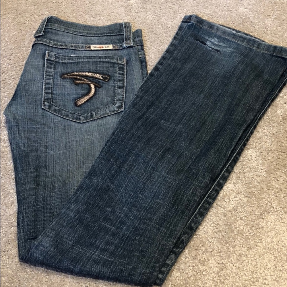 Frankie b boot cut jeans